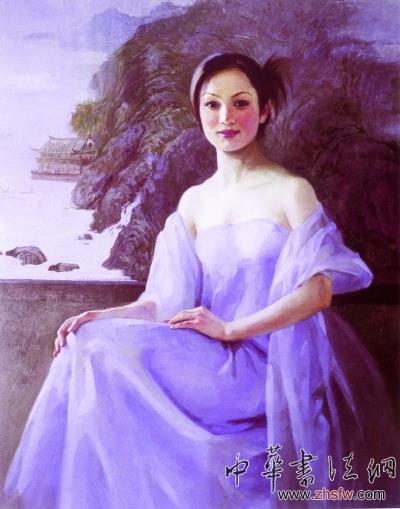 江南秀女 (油 画·局部) 王 霞