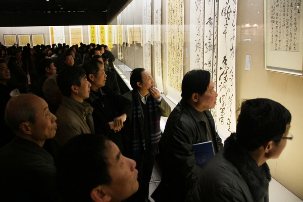 风行太湖·无锡行草书八人作品展现场