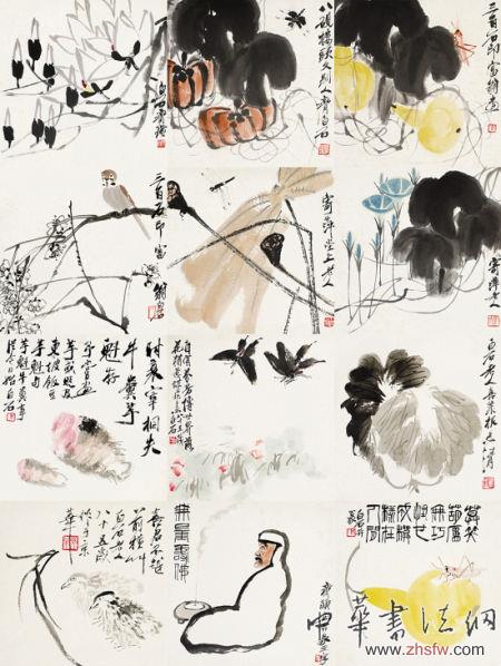 齐白石作品价格有的竟低于当代画家