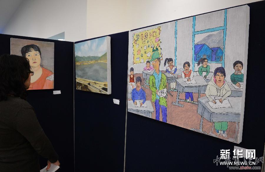 （国际）（1）中国残障儿童绘画作品在联合国总部展出