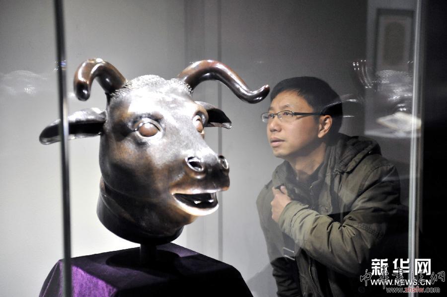 “四大兽首”亮相济南圆明园特展 图