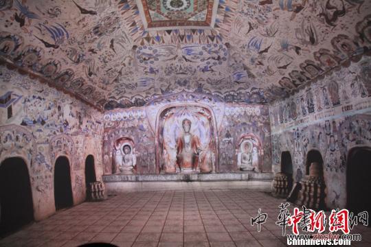 莫高窟壁画“搬出”石窟数字化展示可360度欣赏