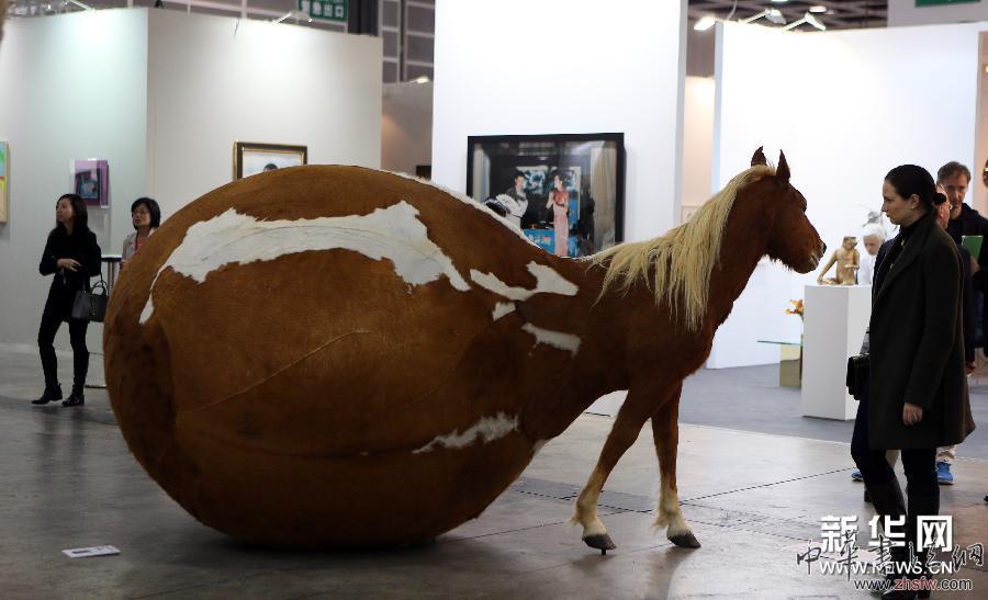（文化）（2）2015年香港巴塞尔艺术展揭幕