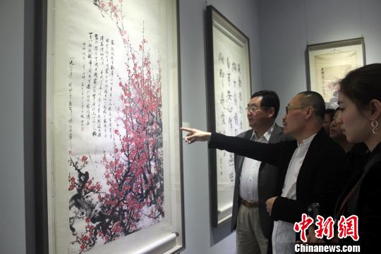 齐白石徐悲鸿等名家200余幅书画作亮相河南