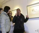 “马龙、陈中林书画联展”北京九千堂美术馆开幕