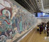 山西永乐宫壁画临摹版湖北襄阳展出 组图