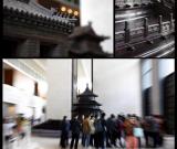 紫檀制天坛、安定门模型亮相国博 图