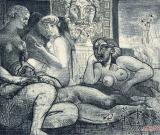 毕加索画版画就像“写小说” 版画展纽约揭幕