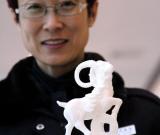 山东无棣推出盐雕羊工艺品