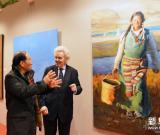 韩玉臣西藏题材作品亮相巴黎“艺术首都”展览 图