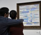 中法书画名家作品联展亮相国家博物馆 组图